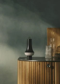 Louis Poulsen Portabla Lampor|Portabla Lampor-Tomoshi Bordslampa Portabel, Mörkbrun