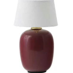 Audo Copenhagen Portabla Lampor|Portabla Lampor-Torso Lampa Portabel Ø11,7 cm, Rubinröd