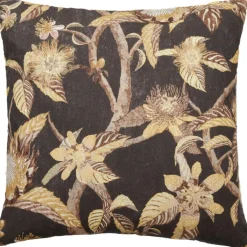 Torun Kuddfodral 50x50 cm, Svart / Ochra