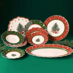 Villeroy & Boch Julserviser|Mattallrikar-Toy's Delight Frukostfat 24 cm, Vit