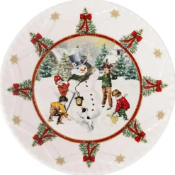 Toy's Fantasy Large bowl, snowman colored