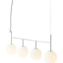 TR Bulb Taklampa, Matt / Polerat Stål