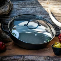 Satake Kastruller-Traktörpanna Lättviktig Gjutjärn Med Non-stick Beläggning Ø26 cm,