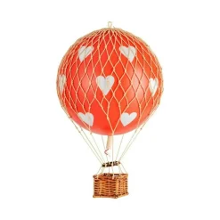 Travels Light Luftballong 18x30 cm, Red Hearts