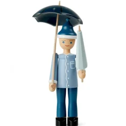 Kay Bojesen Träfigurer-Träfigur John Blund, Ljusblå / Blå