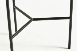 Tribeca Sidobord 47 cm, Oljad Rustik Ek/Svarta Ben