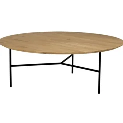 Mavis Soffbord|Sidobord & Avlastningsbord-Tribeca Sidobord Lackad Ek / Svart, 47 cm