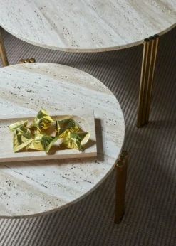 AYTM Soffbord-Tribus Soffbord 80 cm, Guld / Svart