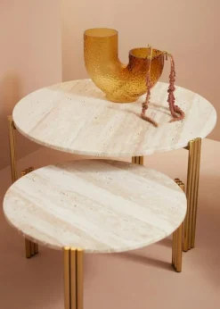 AYTM Soffbord-Tribus Soffbord 80 cm, Guld / Svart