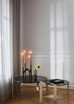 AYTM Soffbord-Tribus Soffbord 80 cm, Guld / Svart