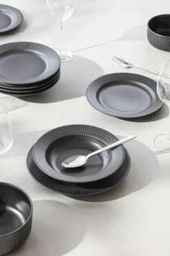 Trio Legio Nova Djup Tallrik 25 cm, Vit