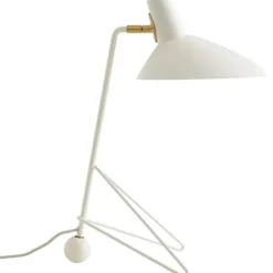 &Tradition Skrivbordslampor|Bordslampor-Tripod HM9 Bordslampa, Mattvit