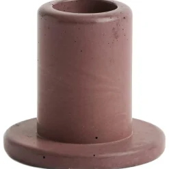 Tube Ljusstake Betong, Light Pink