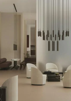 Audo Copenhagen Ljuskronor & Takkronor-Tubulaire Ljuskrona Bronzed, 3 Pendlar