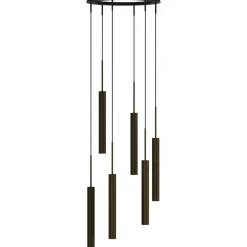 Audo Copenhagen Ljuskronor & Takkronor-Tubulaire Ljuskrona Bronzed, 3 Pendlar