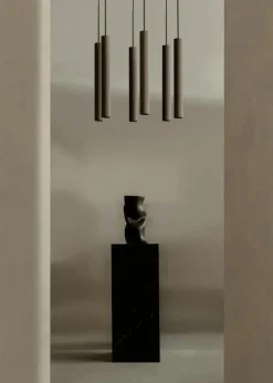 Audo Copenhagen Ljuskronor & Takkronor-Tubulaire Ljuskrona Bronzed, 3 Pendlar