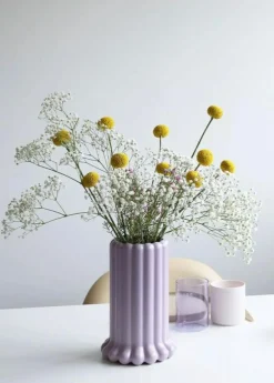 Tubular Vas 24 cm, Grön