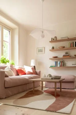 Tulip Ullmatta 250x350 cm, Dusty Pink