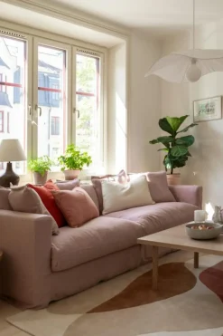 Tulip Ullmatta 250x350 cm, Dusty Pink