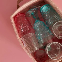 RICE Tumblerglas|Dricksglas-Tumblerglas Akryl 50 cl, Klar