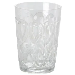 RICE Tumblerglas|Dricksglas-Tumblerglas Akryl 50 cl, Klar