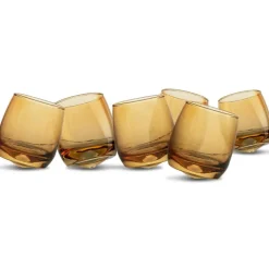 Sagaform Dricksglas-Tumblerglas 6-pack, Amber