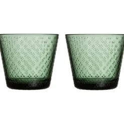 Iittala Dricksglas-Tundra Glas 29 cl 2-pack, Tallgrön