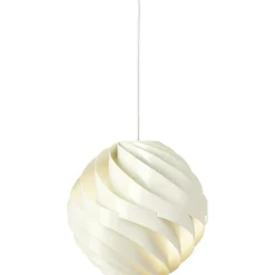 GUBI Pendellampor-Turbo Pendel Ø 36 cm, Glossy Alabaster White