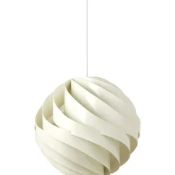GUBI Pendellampor-Turbo Pendel Ø 36 cm, Glossy Alabaster White