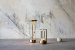 Ambientec Portabla Lampor|Portabla Lampor-Turn Bordslampa Portabel, Mässing