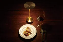 Ambientec Portabla Lampor|Portabla Lampor-Turn Bordslampa Portabel, Mässing