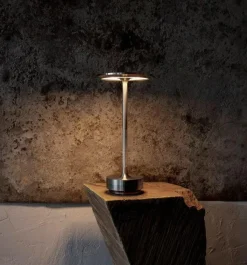 Ambientec Portabla Lampor|Portabla Lampor-Turn Bordslampa Portabel, Mässing