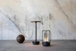 Ambientec Portabla Lampor|Portabla Lampor-Turn Bordslampa Portabel, Mässing