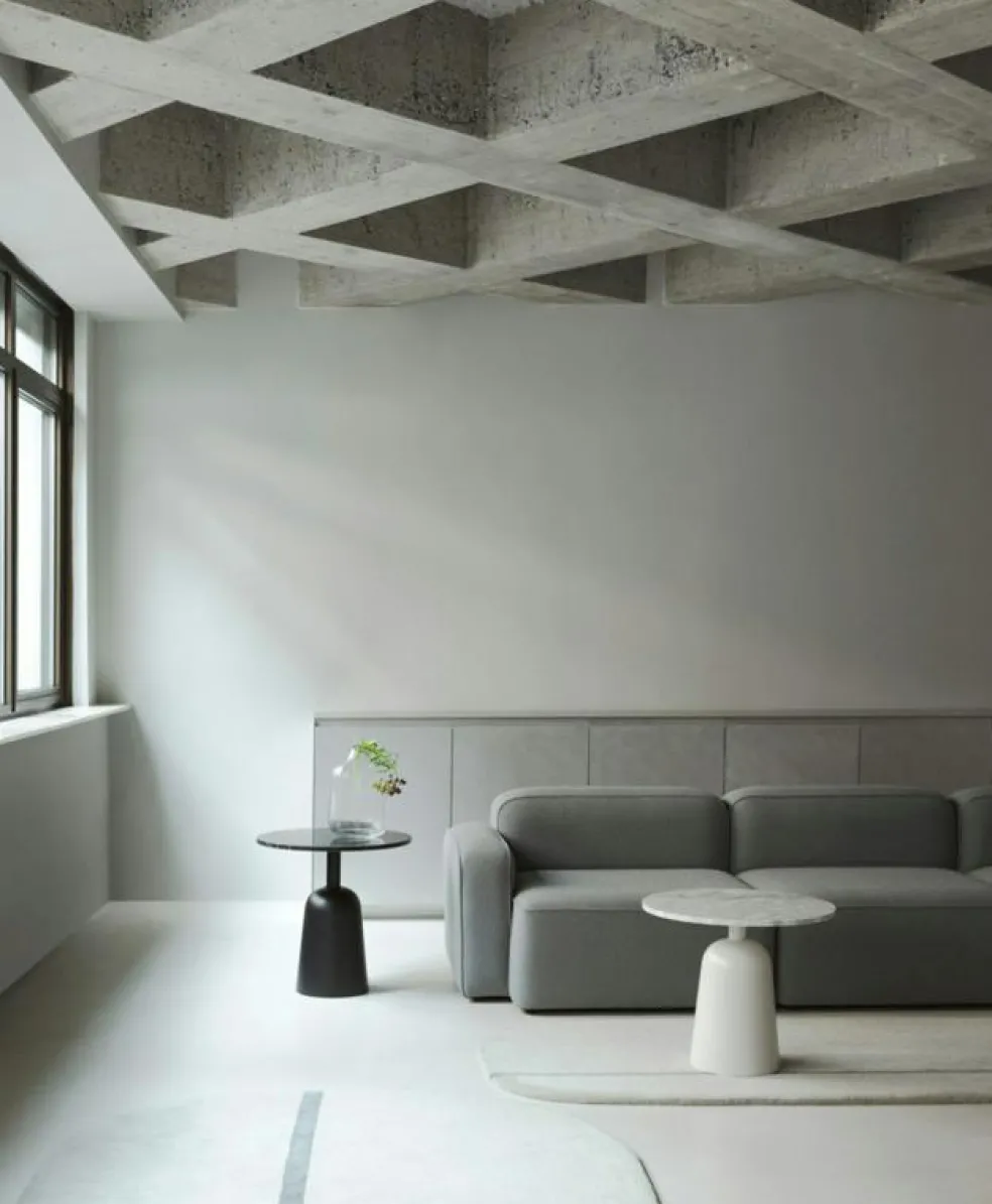 Turn Soffbord , Vit Marmor