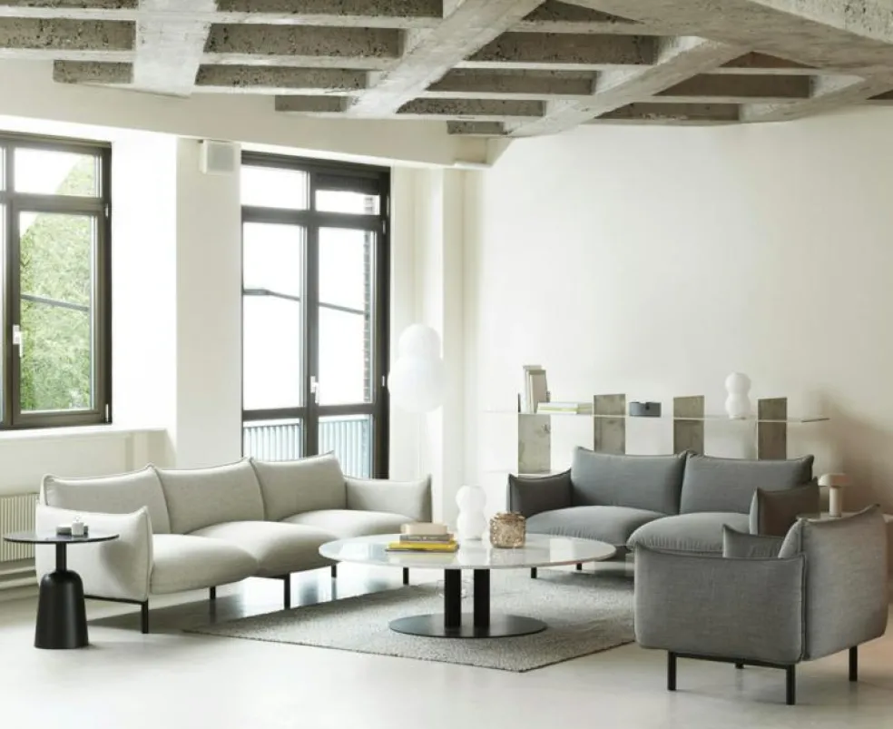 Turn Soffbord , Vit Marmor