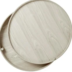 Turning Bord, White Oak ø65 cm