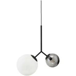 House Doctor Pendellampor-Twice Pendel, Mässing/Opalvit