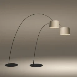 Foscarini Båglampor|Golvlampor-Twiggy Elle Wood Golvlampa, & Ek