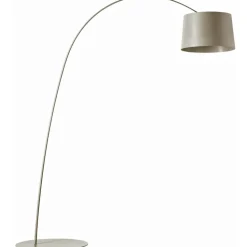Foscarini Båglampor|Golvlampor-Twiggy LED Golvlampa, Grafit