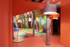 Foscarini Båglampor|Golvlampor-Twiggy LED Golvlampa, Grafit