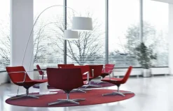 Foscarini Båglampor|Golvlampor-Twiggy LED Golvlampa, Grafit