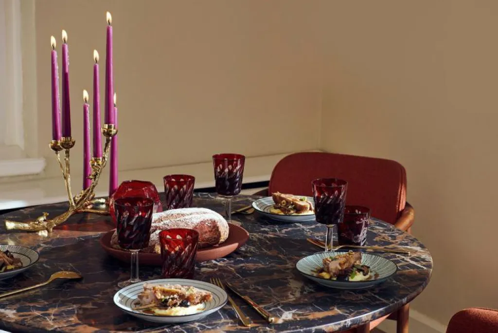 Polspotten Ljuslyktor-Twiggy With Squirrels Gold