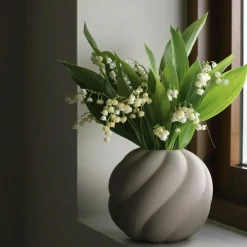 Twist Ball Vas 12 cm, Sand