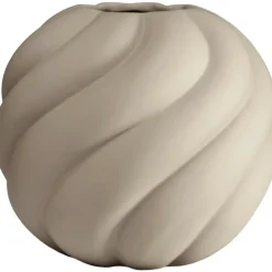 Cooee Design Vaser-Twist Ball Vas 20 cm, Svart