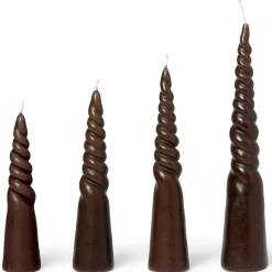 Ferm Living Ljus-Twisted Ljus 4-pack,