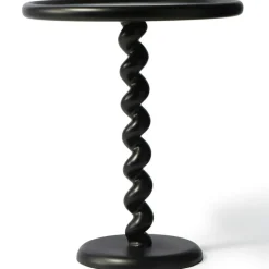 Polspotten Sidobord & Avlastningsbord-Twister Sidobord, Ljusblå