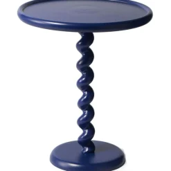 Polspotten Sidobord & Avlastningsbord-Twister Sidobord, Ljusblå