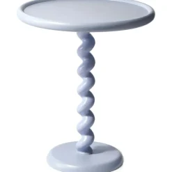 Polspotten Sidobord & Avlastningsbord-Twister Sidobord, Ljusblå