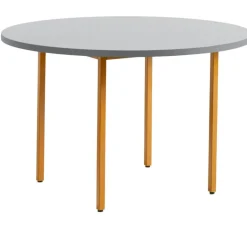 HAY Matbord Och Barbord-Two-Colour Bord Ø120cm, Ivory / Green Mint