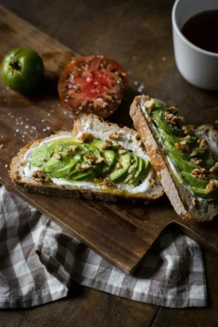 ERNST Servetter & Tillbehör-Tygservett 40x40 cm, Brun/Vit